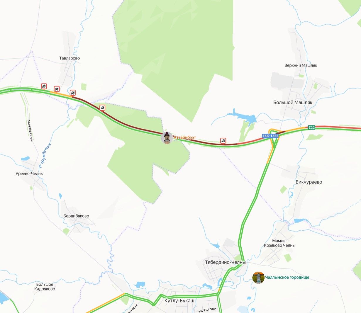 Авария с фурами перекрыла челнинскую трассу в сторону Казани