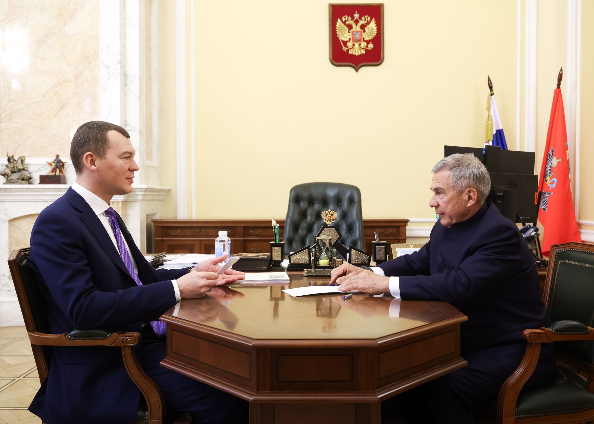 Минниханов и Дегтярев обсудили развитие отрасли спорта и физкультуры в Татарстане