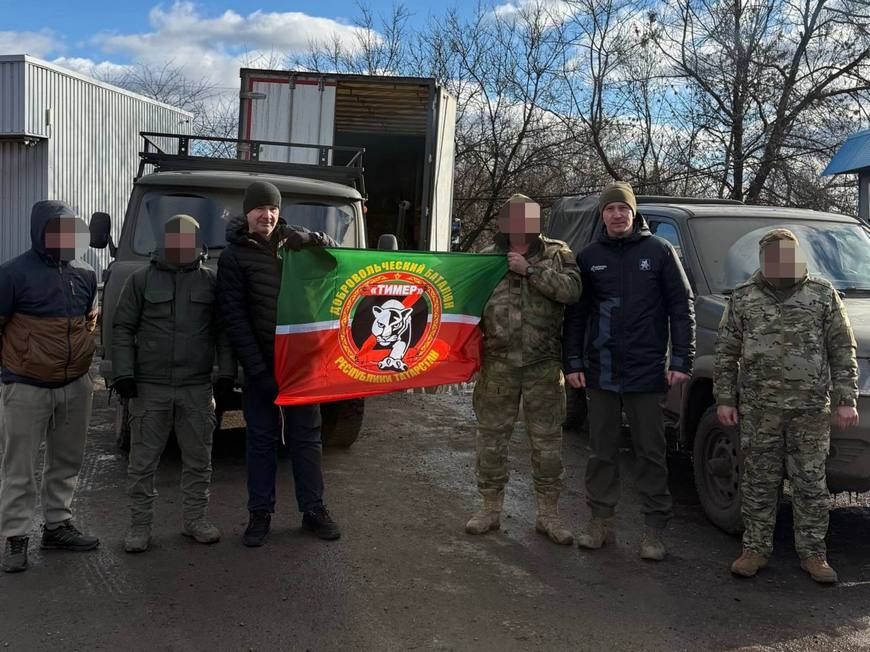 Квадроцикл и дроны: в зону СВО прибыла фура со спецгрузом из Казани