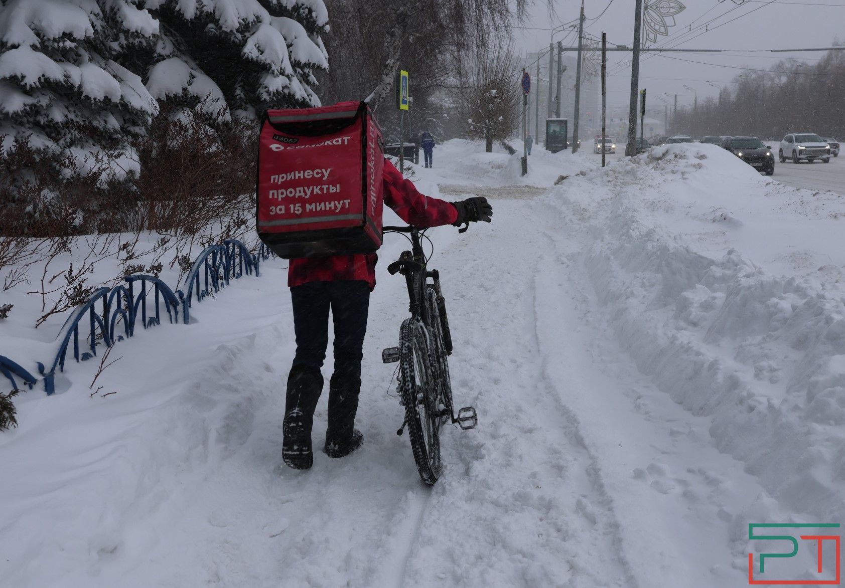 19 декабря в Татарстане ожидаются сильный ветер, снег и гололед
