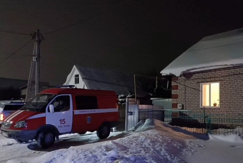 На пожаре в Тукаевском районе Татарстана пострадал мужчина