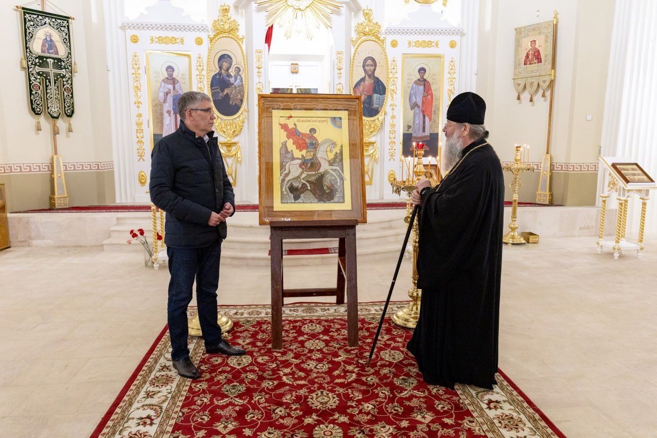 Митрополит Кирилл показал губернатору Тульской области храм-памятник на Казанке