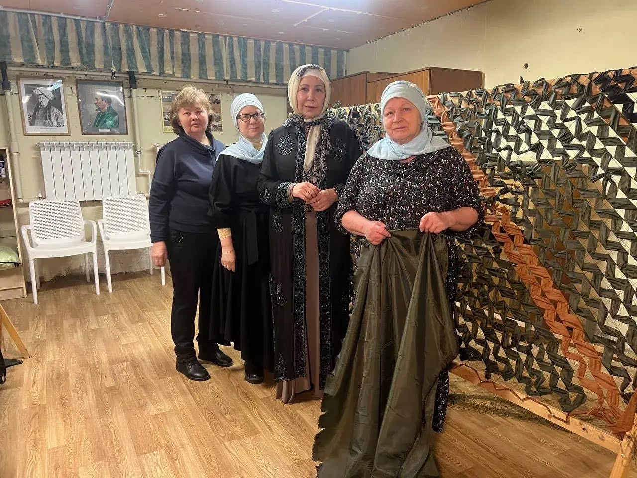 Казанские волонтеры отправили 15 маскировочных сетей в зону СВО