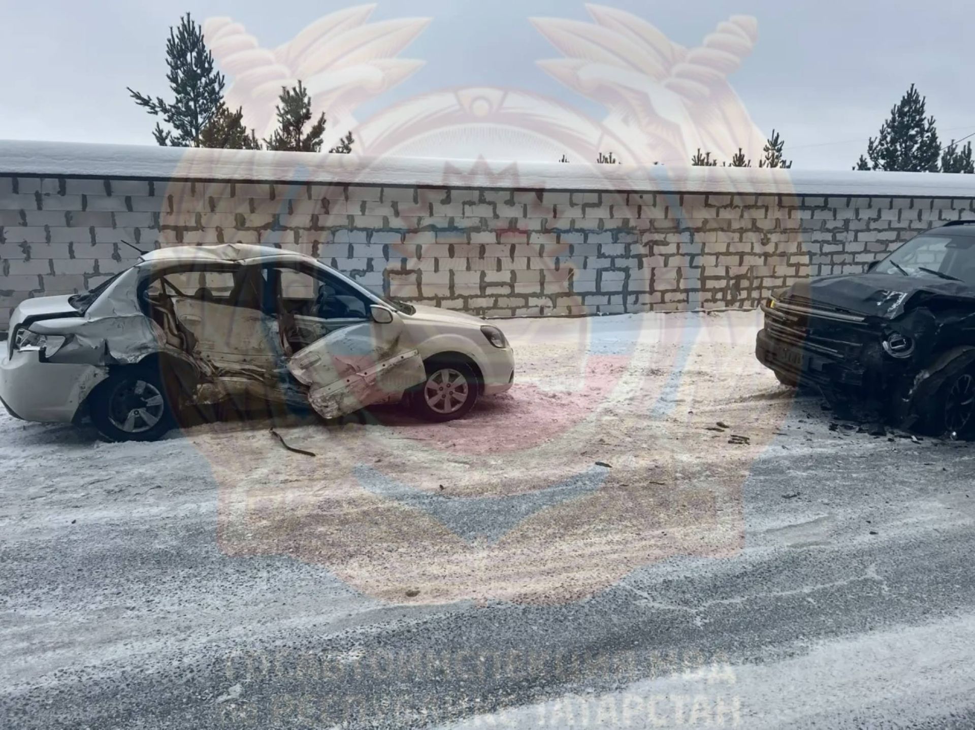 В аварии в Тукаевском районе погиб 70-летний пассажир, водитель получил травмы