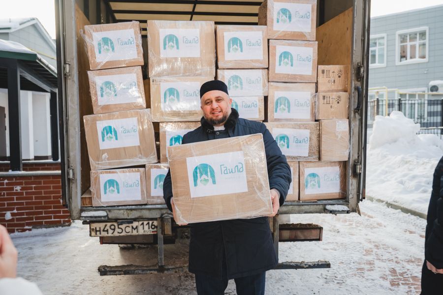 Прихожане казанской мечети связали 160 пар носков для бойцов СВО