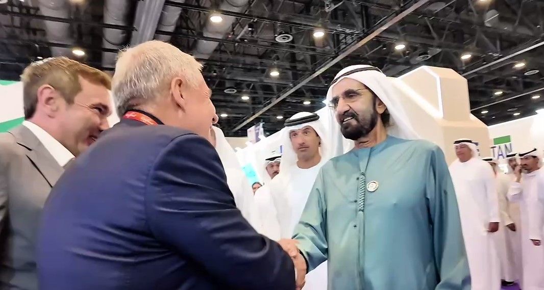 Раис Татарстана встретился с вице-президентом ОАЭ на выставке Gulfood - видео