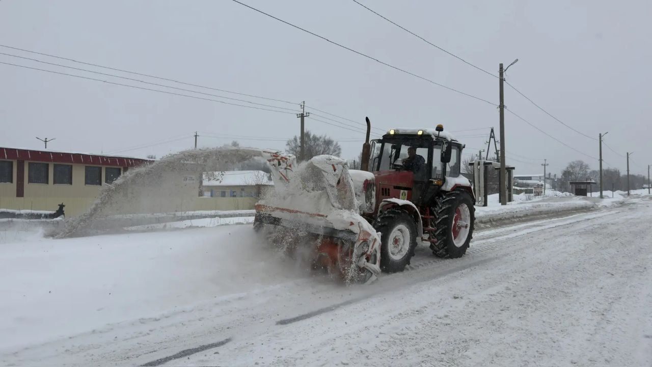 В Елабужском районе из-за непогоды объявлен план «Буран»