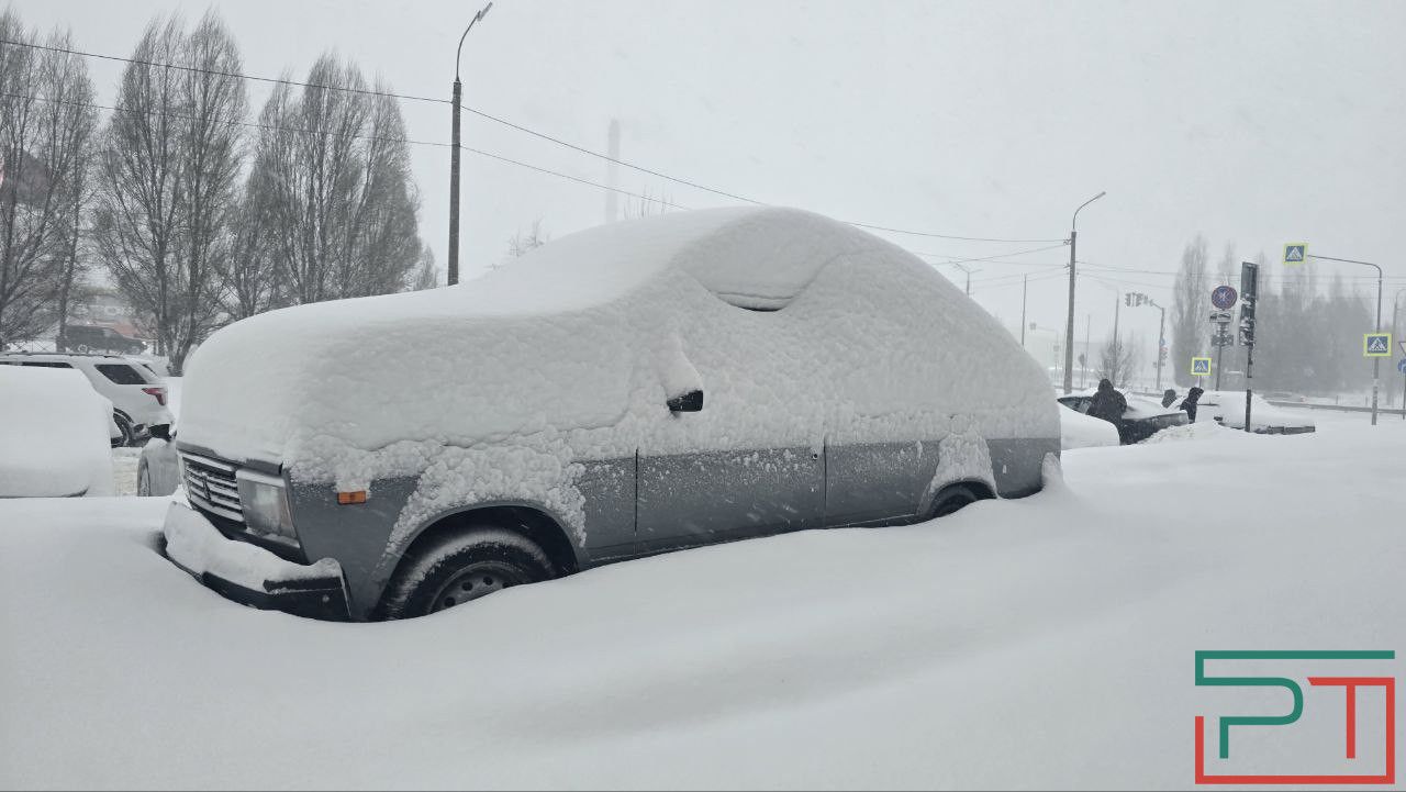 Казань засыпало снегом – фото