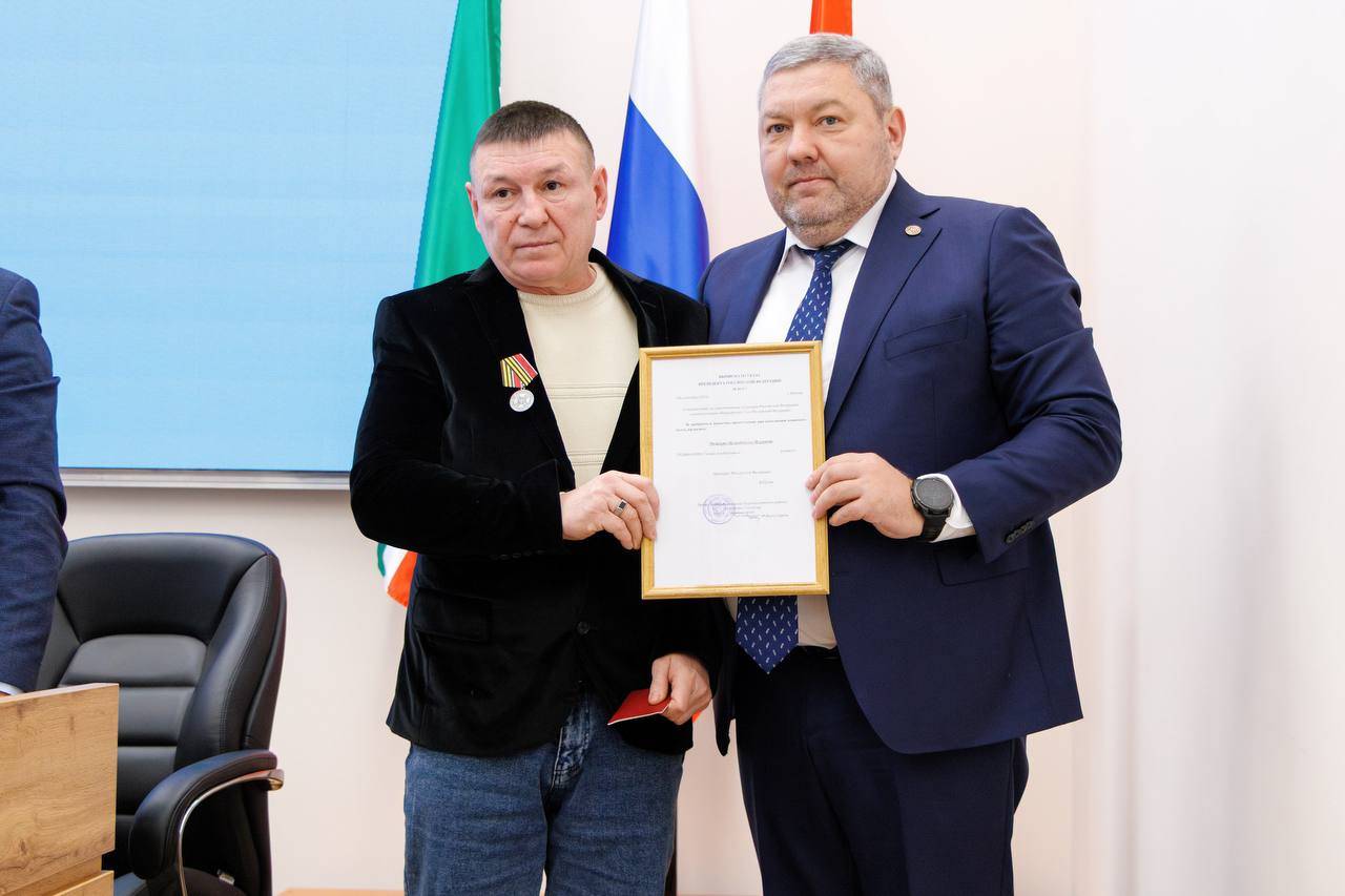 Герой СВО из Верхнеуслонского района награжден медалью «За храбрость»