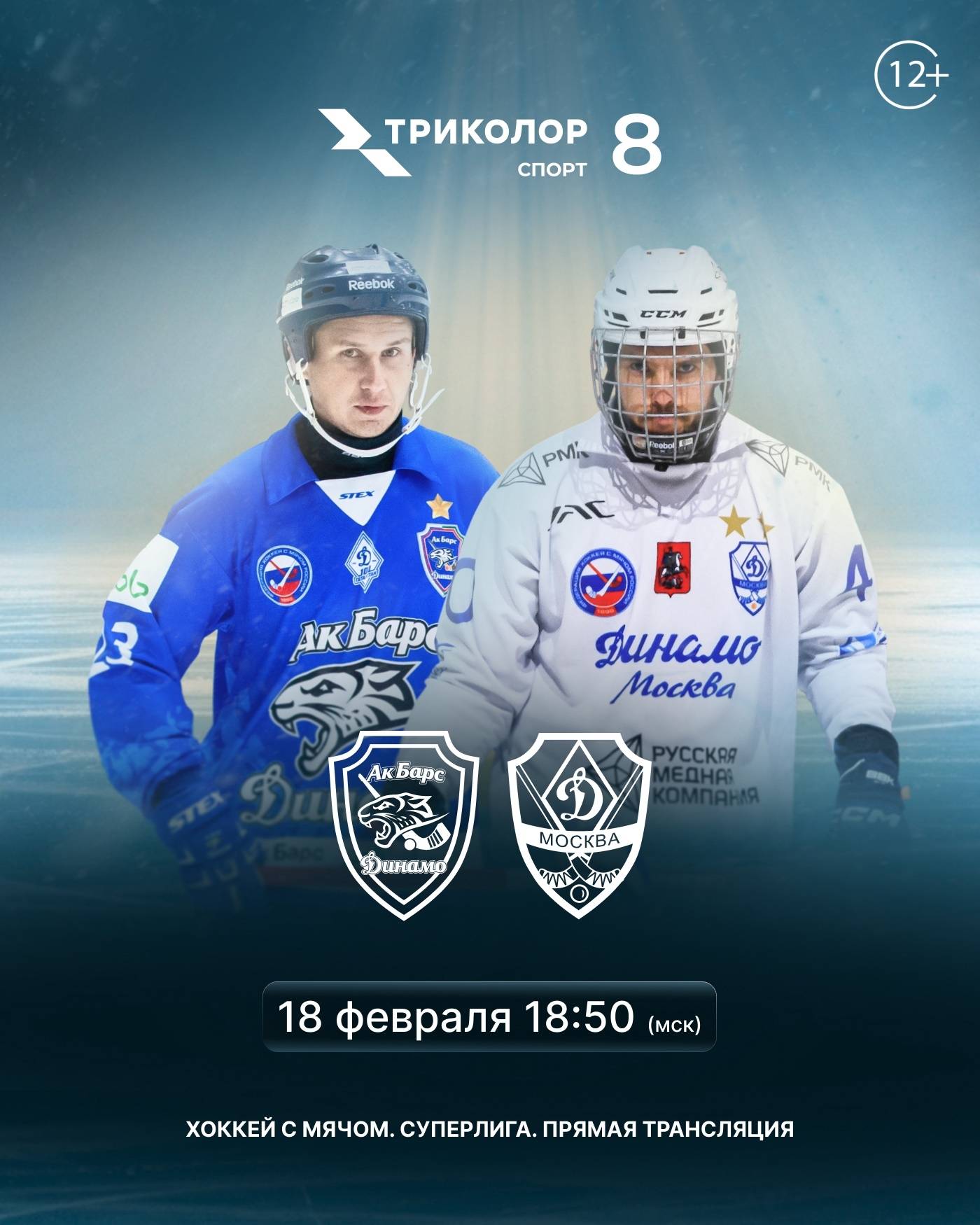 Хоккей с мячом: «Ак Барс – Динамо» примет «Динамо» из Москвы