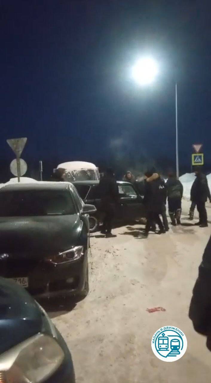 Маршрут автобуса №55 в Казани изменен из-за неправильно припаркованных авто