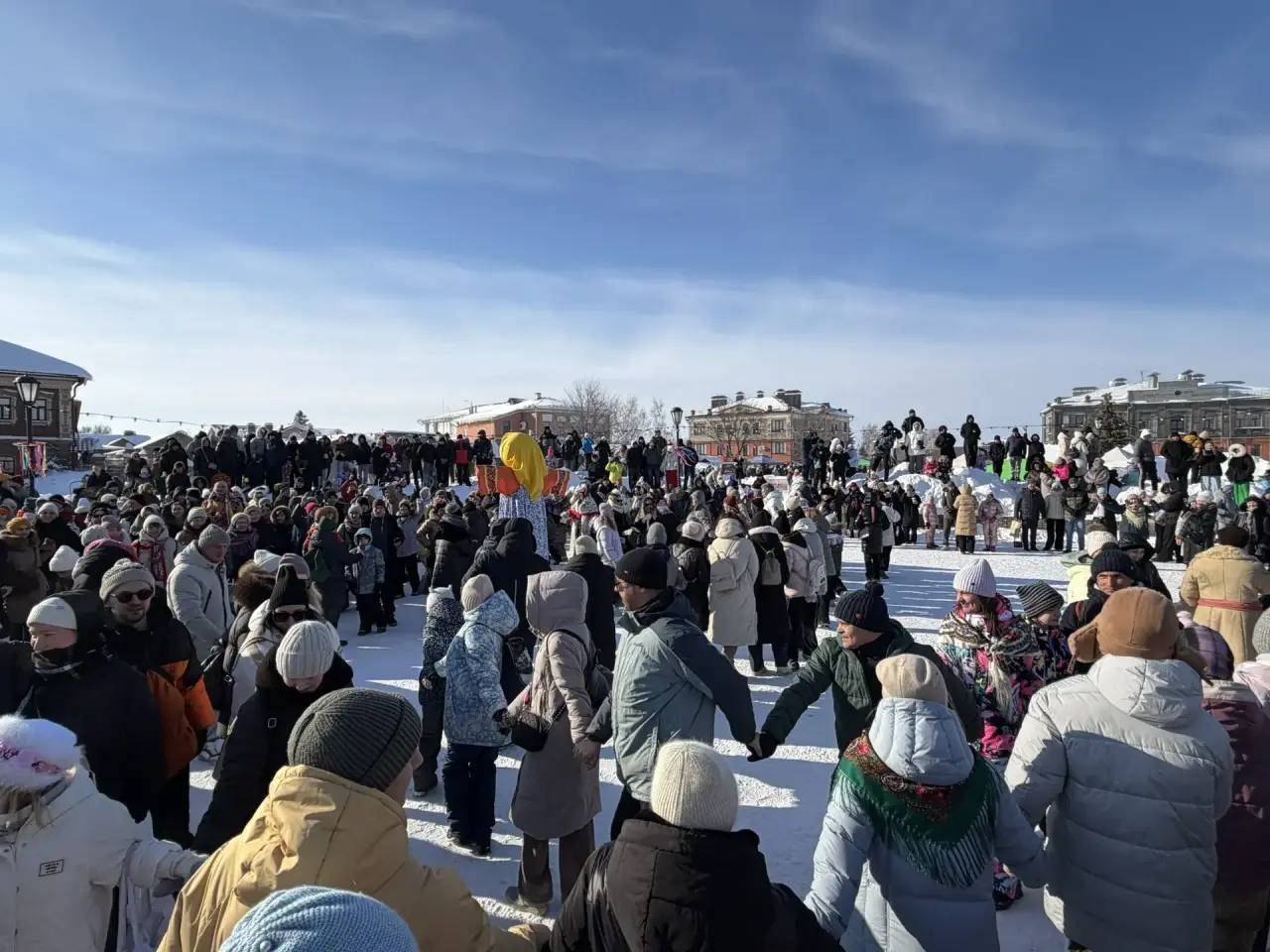 Более 25 тысяч гостей отпраздновали Масленицу в Свияжске