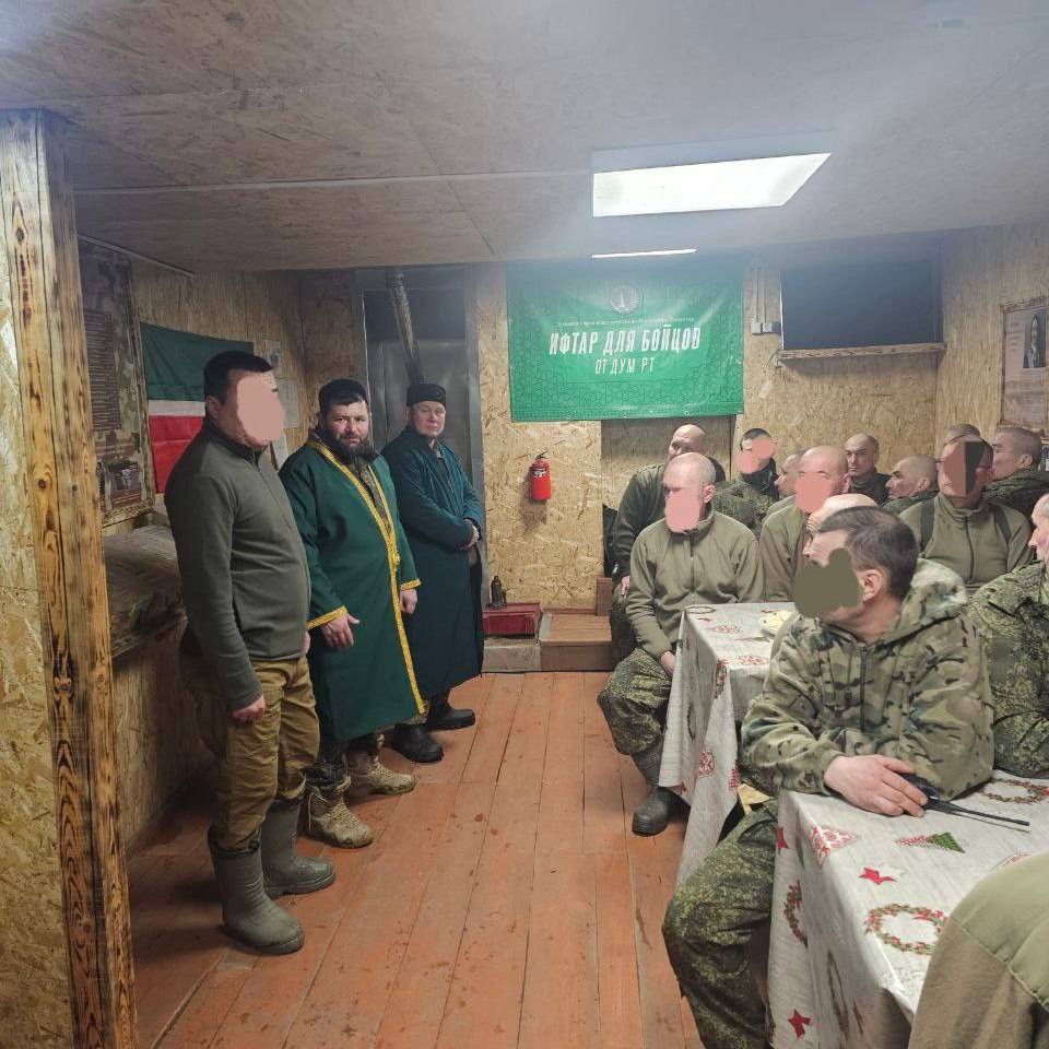 Для бойцов батальона «Батыр» в зоне СВО прошел ифтар