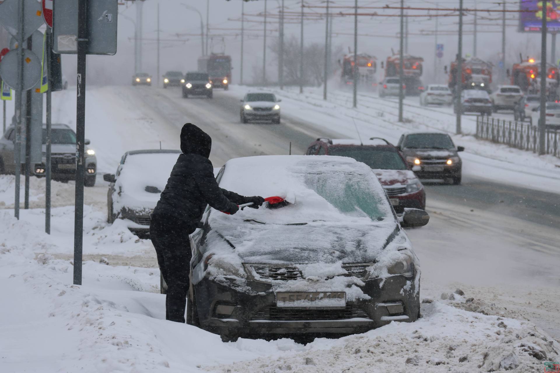 Метель и туман накроют Татарстан в субботу