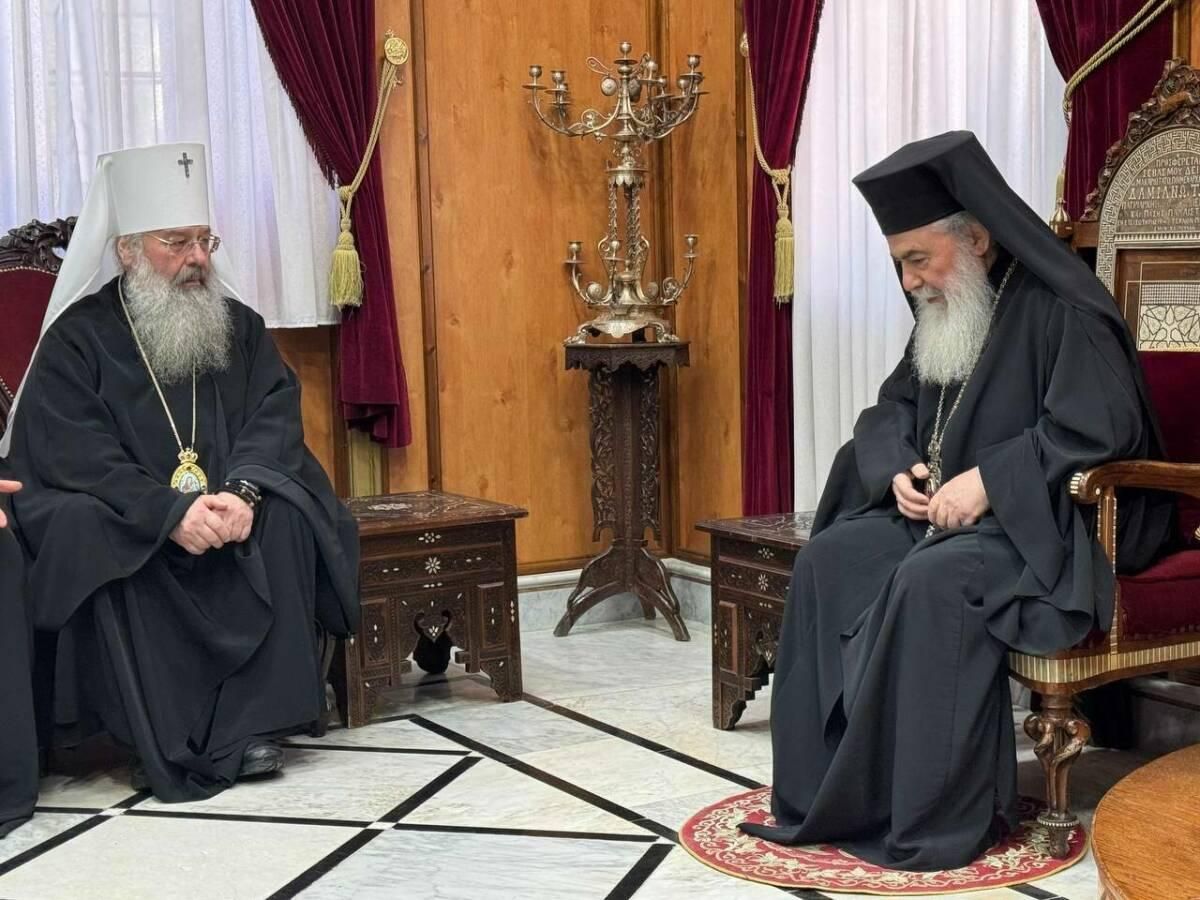 Митрополит Кирилл рассказал о Татарстане Патриарху Иерусалимскому