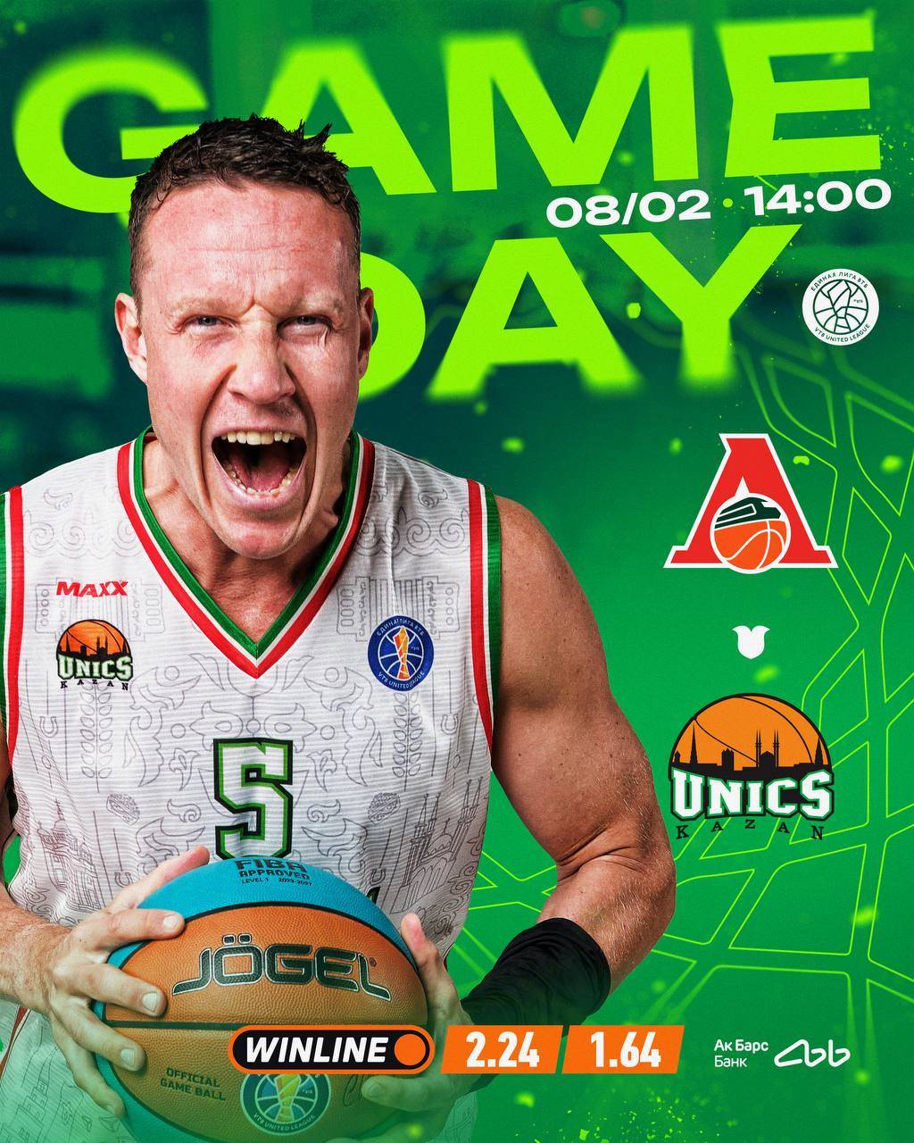 Битва лидеров: УНИКС в гостях сыграет против «Локомотива-Кубани»