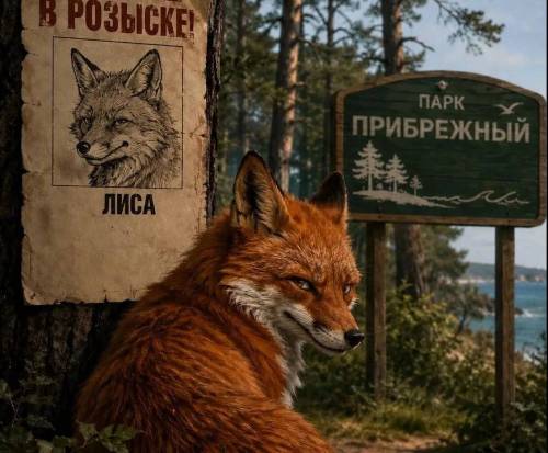 Челнинцев предупредили о возможной встрече с дикой лисой в парке «Прибрежный»