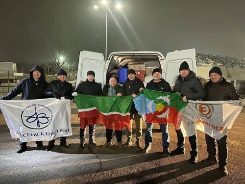 Гуманитарный конвой из Аксубаевского района доставил 10 тонн грузов бойцам СВО