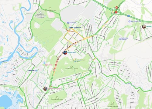 Авария парализовала движение на улице Мира в Казани