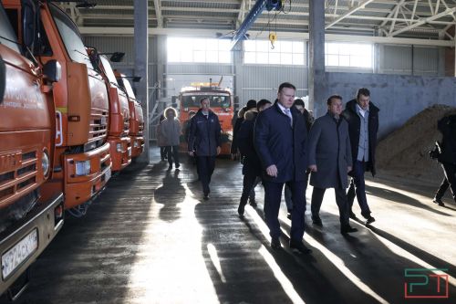 Метшин осмотрел новую базу МУП «Городское благоустройство»