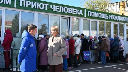 Более 250 нуждающихся собрала акция по раздаче горячей еды в Казани