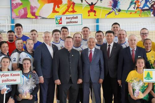 Мухаметшин открыл финал Кубка президента Федерации волейбола Татарстана