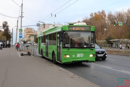 Казань планирует приобрести 87 новых троллейбусов в 2027 году