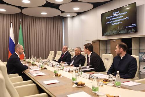 Рустам Минниханов: VK - стратегический партнер Татарстан