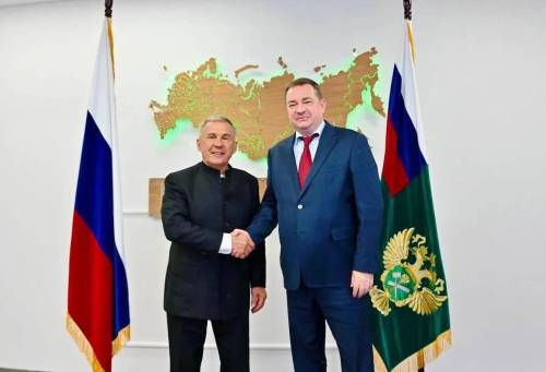 Минниханов в Москве встретился с главой Росимущества Яковенко