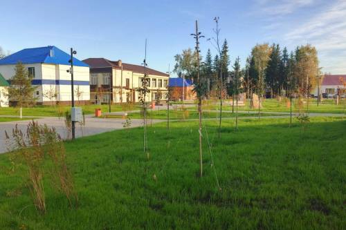 В Аксубаеве завершилась реконструкция парка Победы