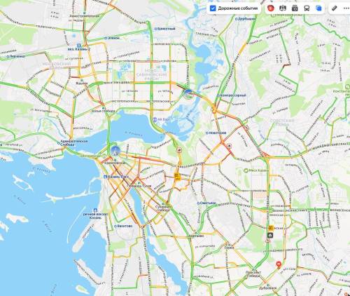 Пробки в Казани снова достигли 8 баллов