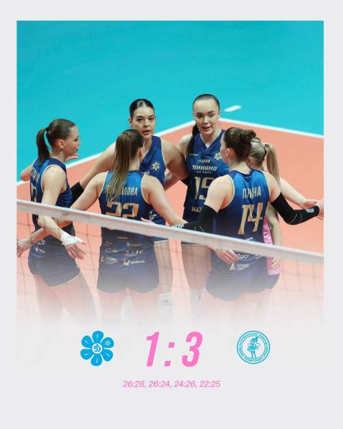 Волейболистки «Динамо – Ак Барс» уступили «Ленинградке»