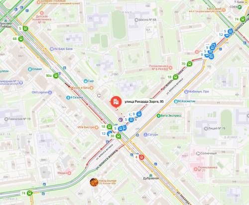 Троллейбусы трех маршрутов встали из-за ДТП на Зорге в Казани