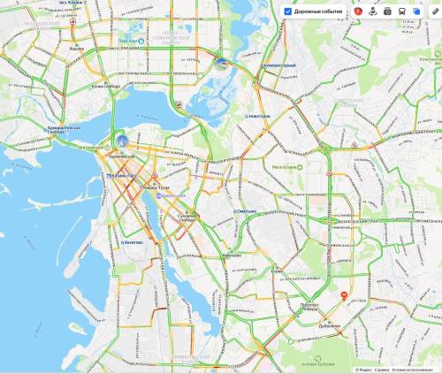 В Казани пробки достигли 7 баллов