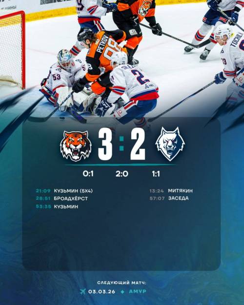 «Амур» дома победил «Нефтехимик» со счетом 3:2