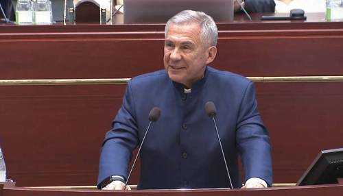 Минниханов – об уходе Мухаметшина с поста Председателя Госсовета: «Мы так привыкли к вам»