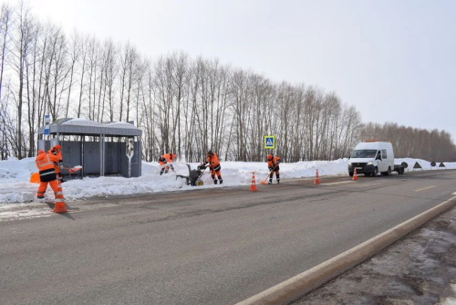 В Татарстане 350 единиц спецтехники чистят обочины и дороги от снега