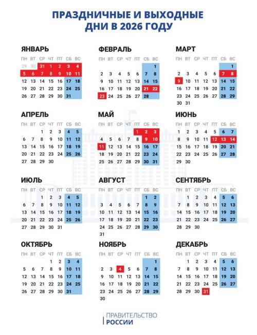 Предстоящие выходные в России продлятся три дня