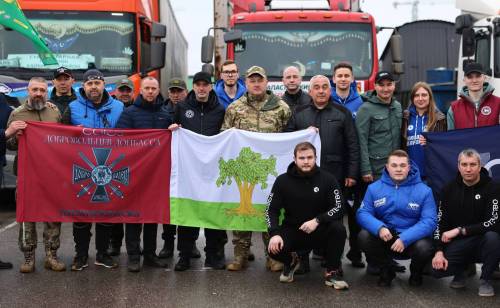 Делегация Кайбицкого района встретилась с бойцами в ЛНР