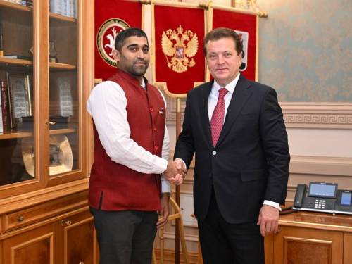 Мэр Казани встретился с Генконсулом Индии