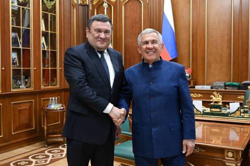 Раис Татарстана встретился с министром энергетики Узбекистана