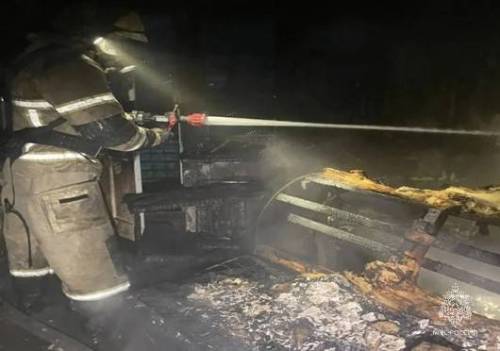 Из-за непотушенной сигареты при пожаре в Менделеевске пострадал мужчина