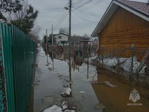 МЧС сообщило о подтоплении 30 участков в СНТ Зеленодольского района