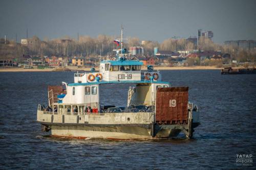 Сегодня в Татарстане открывается паромная переправа Аракчино – Верхний Услон