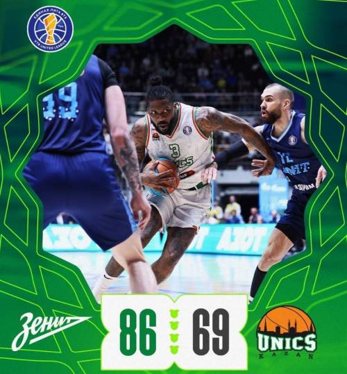 «Зенит» победил УНИКС со счетом 86:69