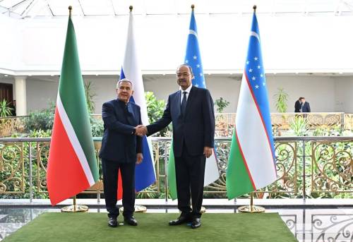 Рустам Минниханов обсудил «Иннопром» и сотрудничество с Премьер-министром Узбекистана