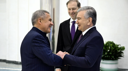 Рустам Минниханов встретился с Шавкатом Мирзиёевым