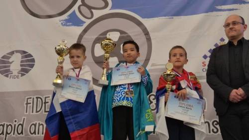 Семилетний шахматист из Татарстана взял три медали Первенства мира в Сербии