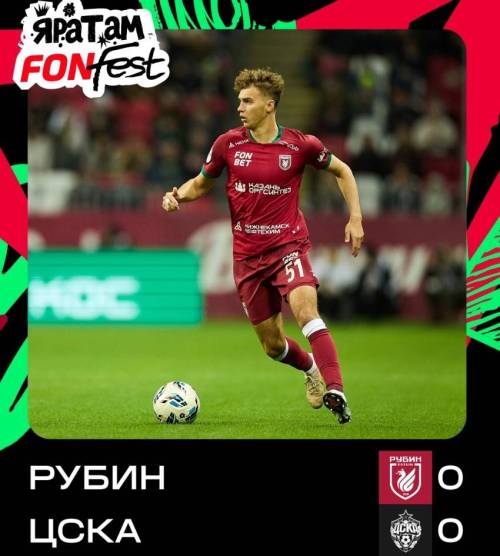 Безголевая ничья: «Рубин» и ЦСКА разошлись миром