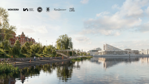 Появились обновленные рендеры третьей очереди набережной Нижнего Кабана